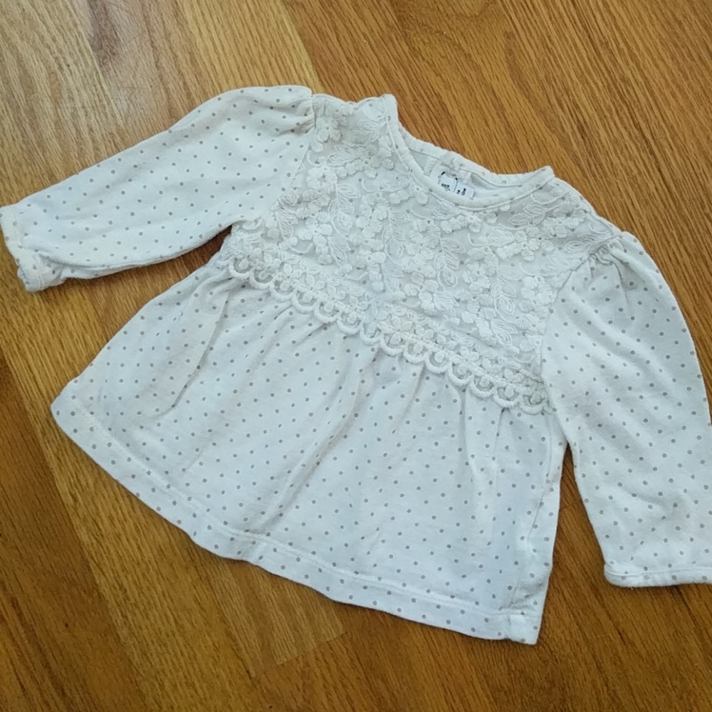 Mamas & Papas Baby Girl Top Embroidery
